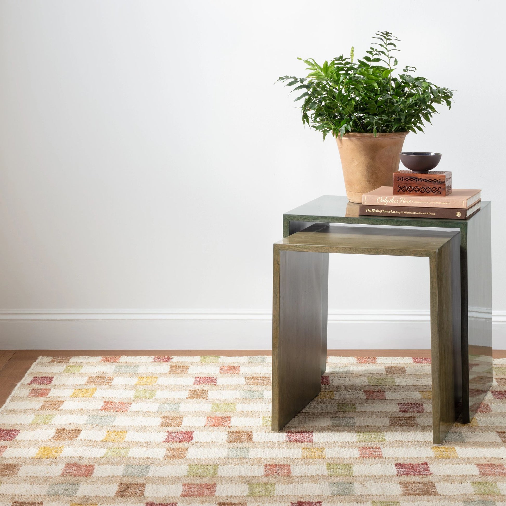 Mosaic Multi Handwoven Jute Rug - DA1403 - 10x14