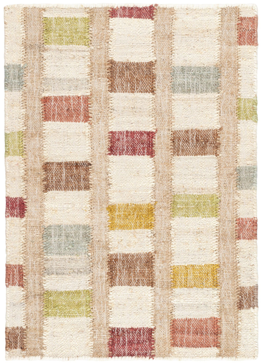 Mosaic Multi Handwoven Jute Rug - DA1403 - 10x14