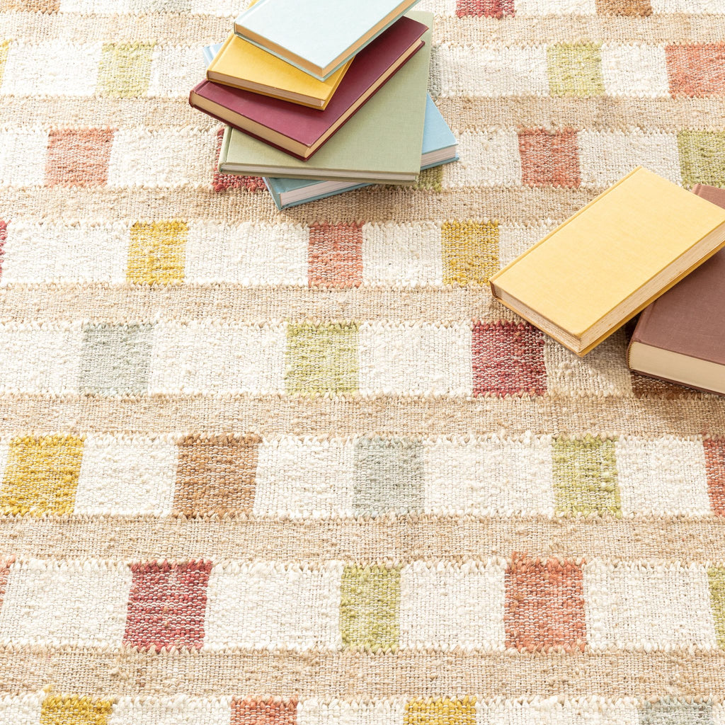 Mosaic Multi Handwoven Jute Rug - DA1403 - 10x14