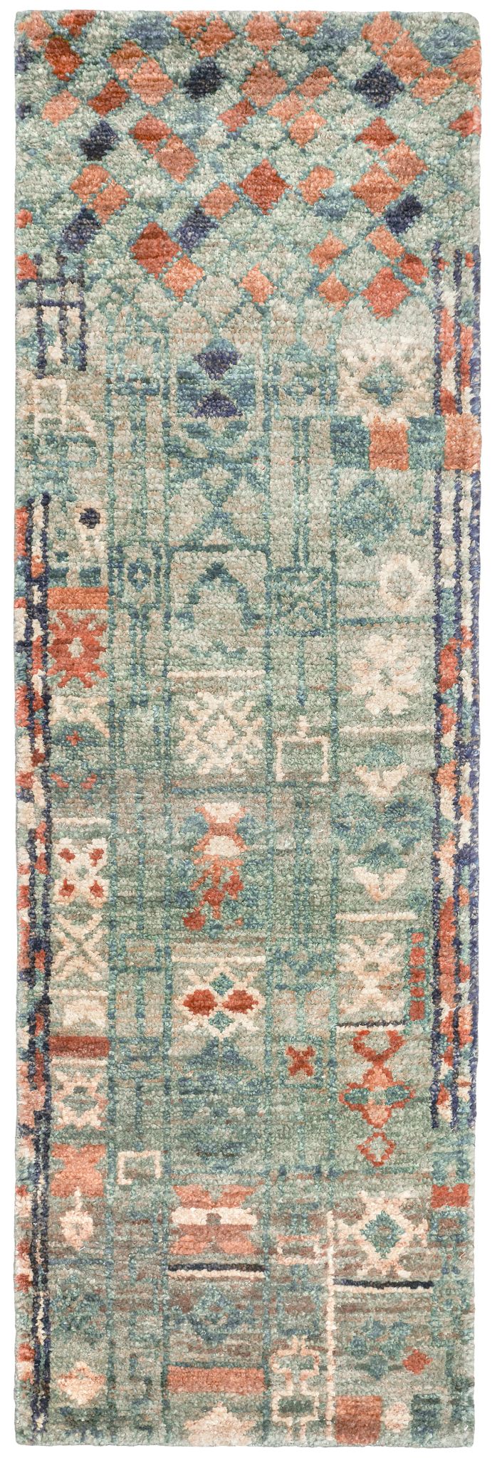 Pastiche Hand Knotted Jute Rug - DA1406 - Runner-2.5x8