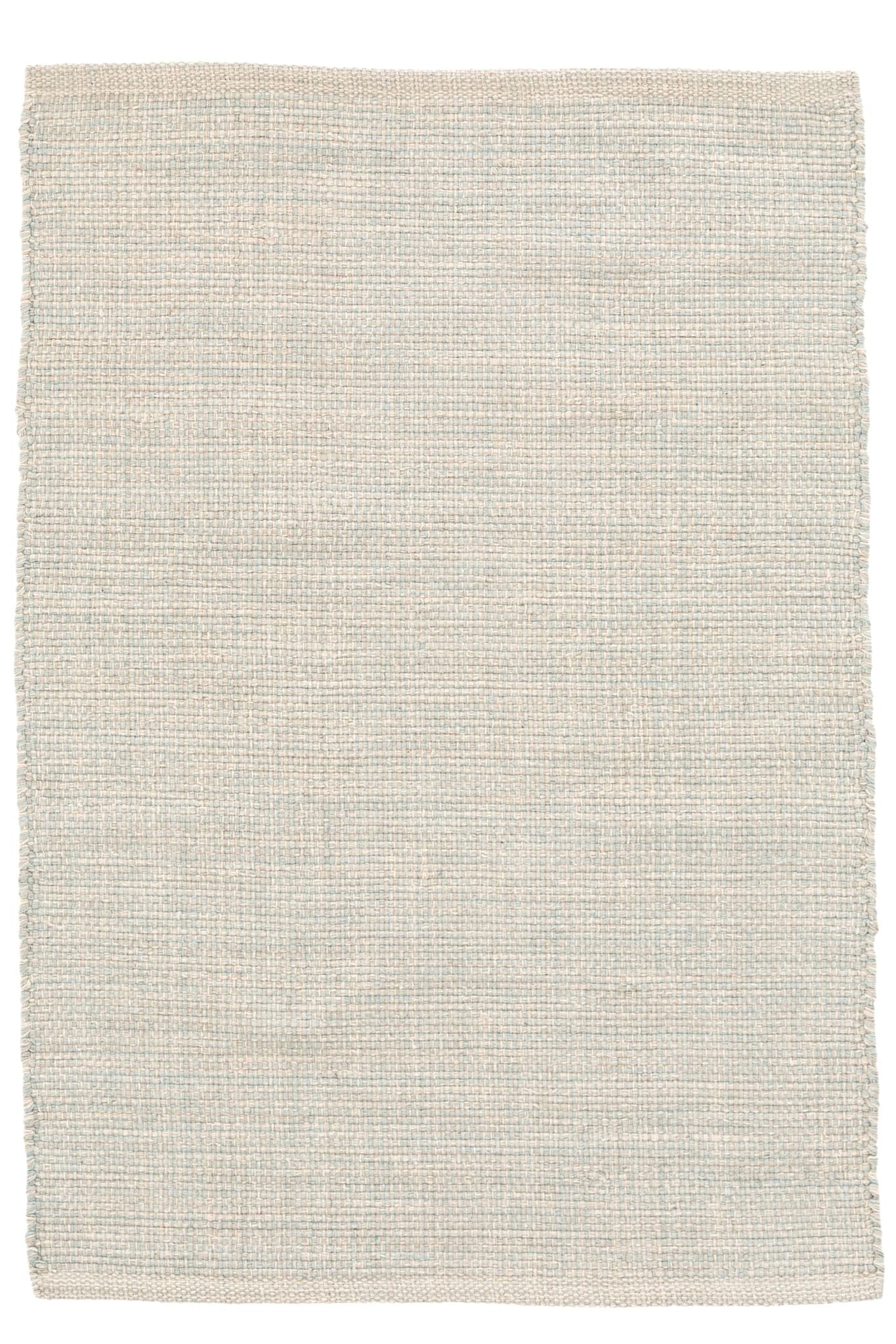 Marled Light Blue Handwoven Cotton Rug - DA140 - Runner-2.5x12