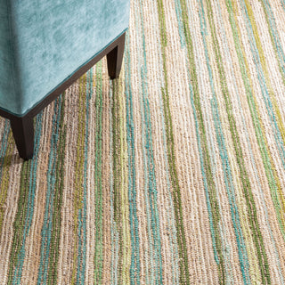 Francisco Green Handwoven Cotton Rug - DA1420 - 10x14