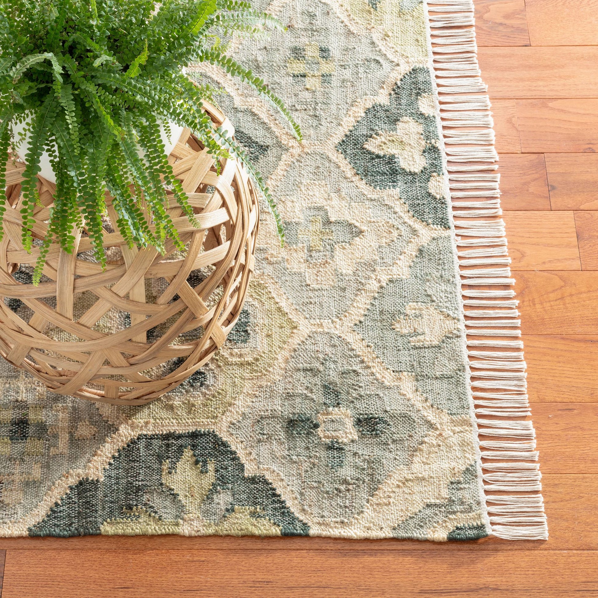 Pali Evergreen Handwoven Jute Rug - DA1424 - 10x14