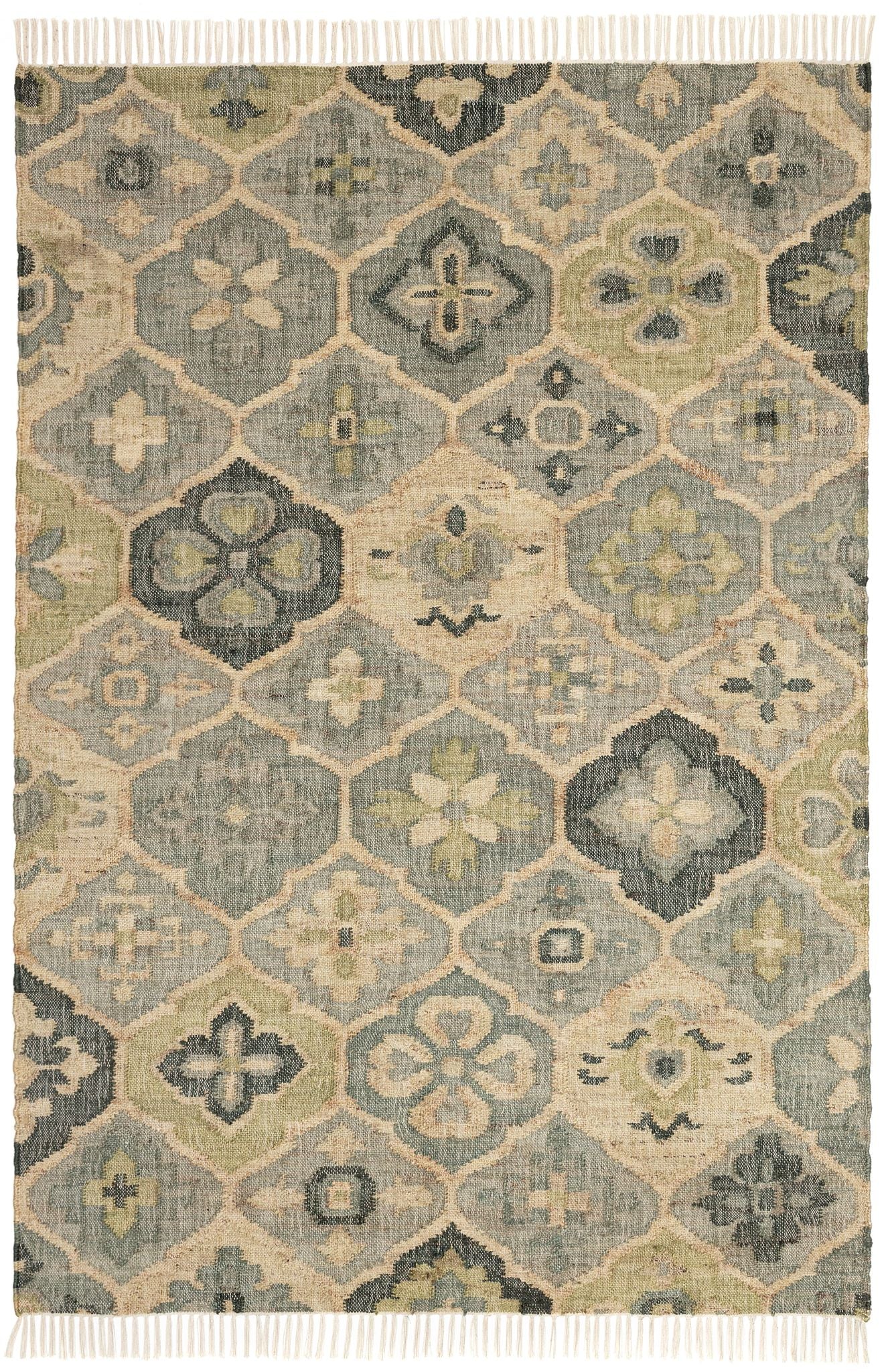 Pali Evergreen Handwoven Jute Rug - DA1424 - 10x14