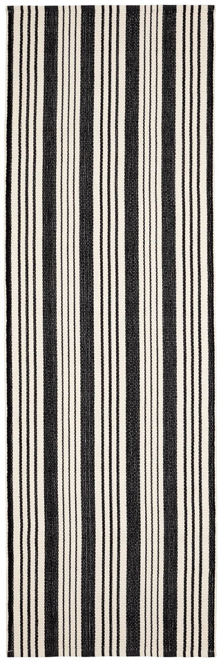 Birmingham Black Handwoven Indoor/Outdoor Rug - DA148 - Runner-2.5x20