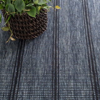 Malta Navy Handwoven Wool Rug - DA1695 - 10x14
