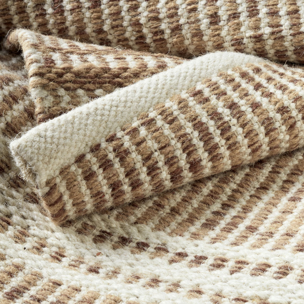 Malta Natural Handwoven Wool Rug - DA1697 - 10x14