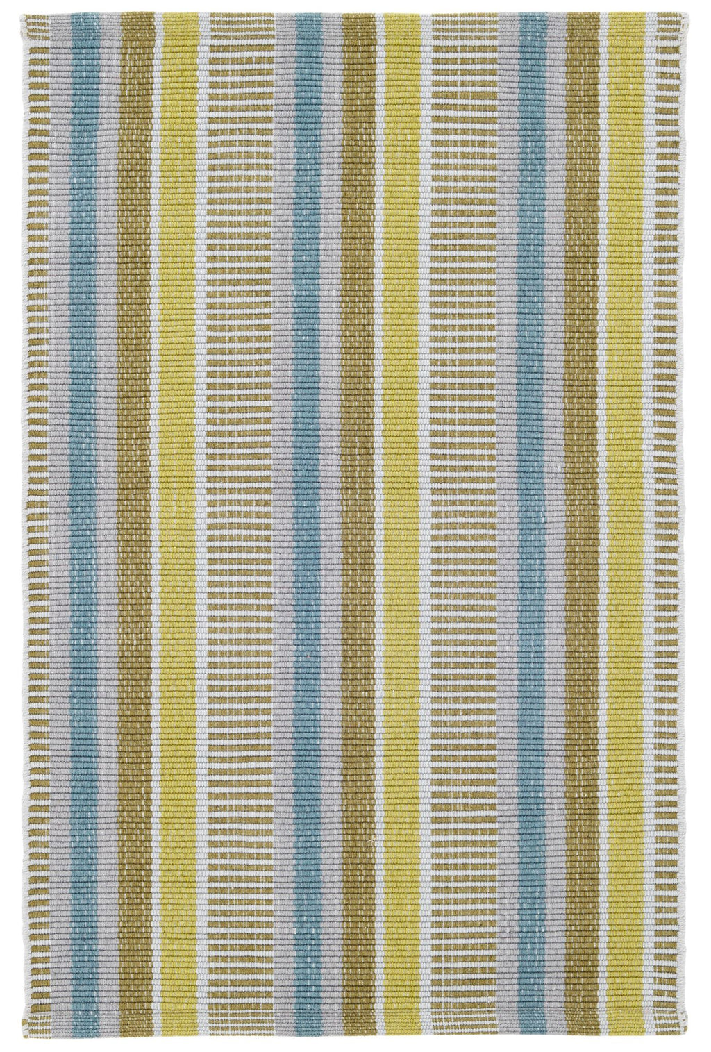 Always Greener Blue/Green Handwoven Indoor/Outdoor Rug - DA1715 - 2x3