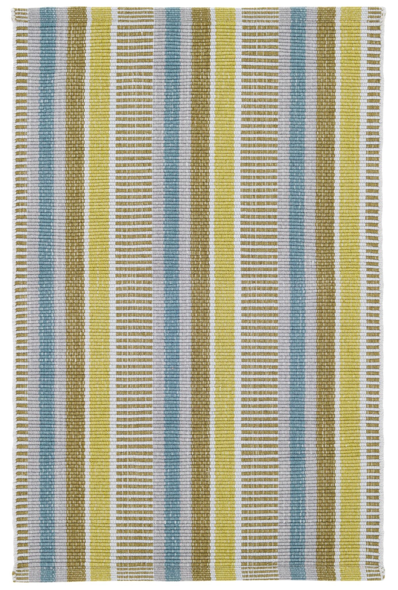 Always Greener Blue/Green Handwoven Indoor/Outdoor Rug - DA1715 - 2x3