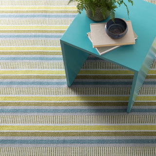 Always Greener Blue/Green Handwoven Indoor/Outdoor Rug - DA1715 - 2x3