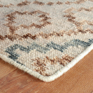 Jelly Roll Sky Handwoven Wool Rug - DA1721 - 10x14