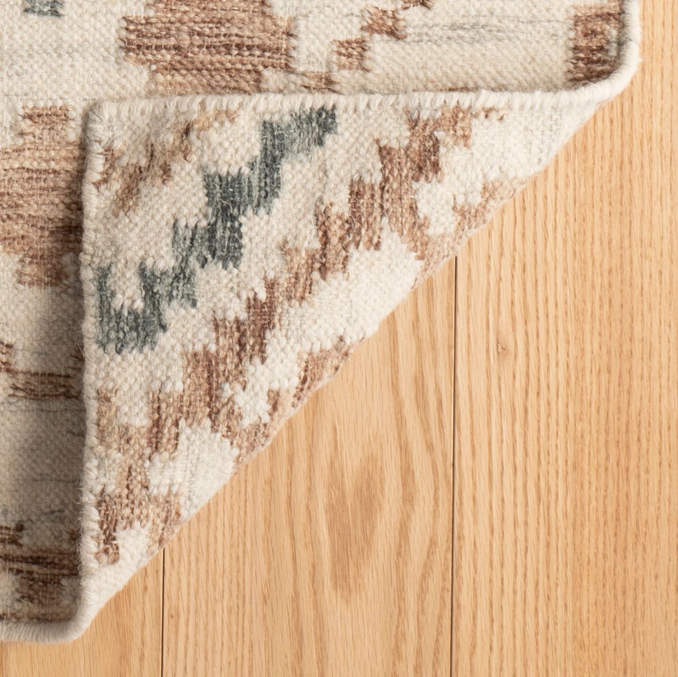 Jelly Roll Sky Handwoven Wool Rug - DA1721 - 10x14