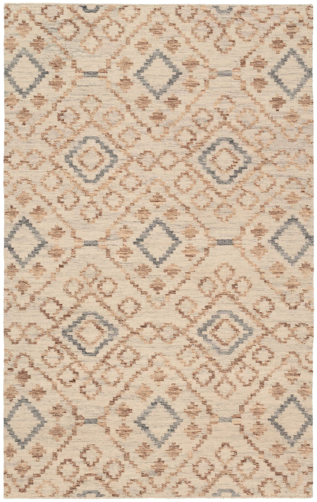 Jelly Roll Sky Handwoven Wool Rug - DA1721 - 10x14