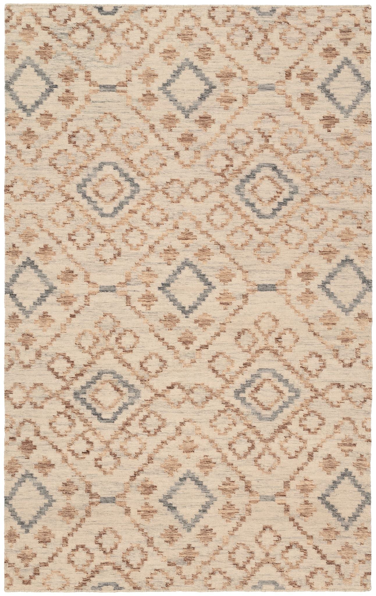 Jelly Roll Sky Handwoven Wool Rug - DA1721 - 10x14