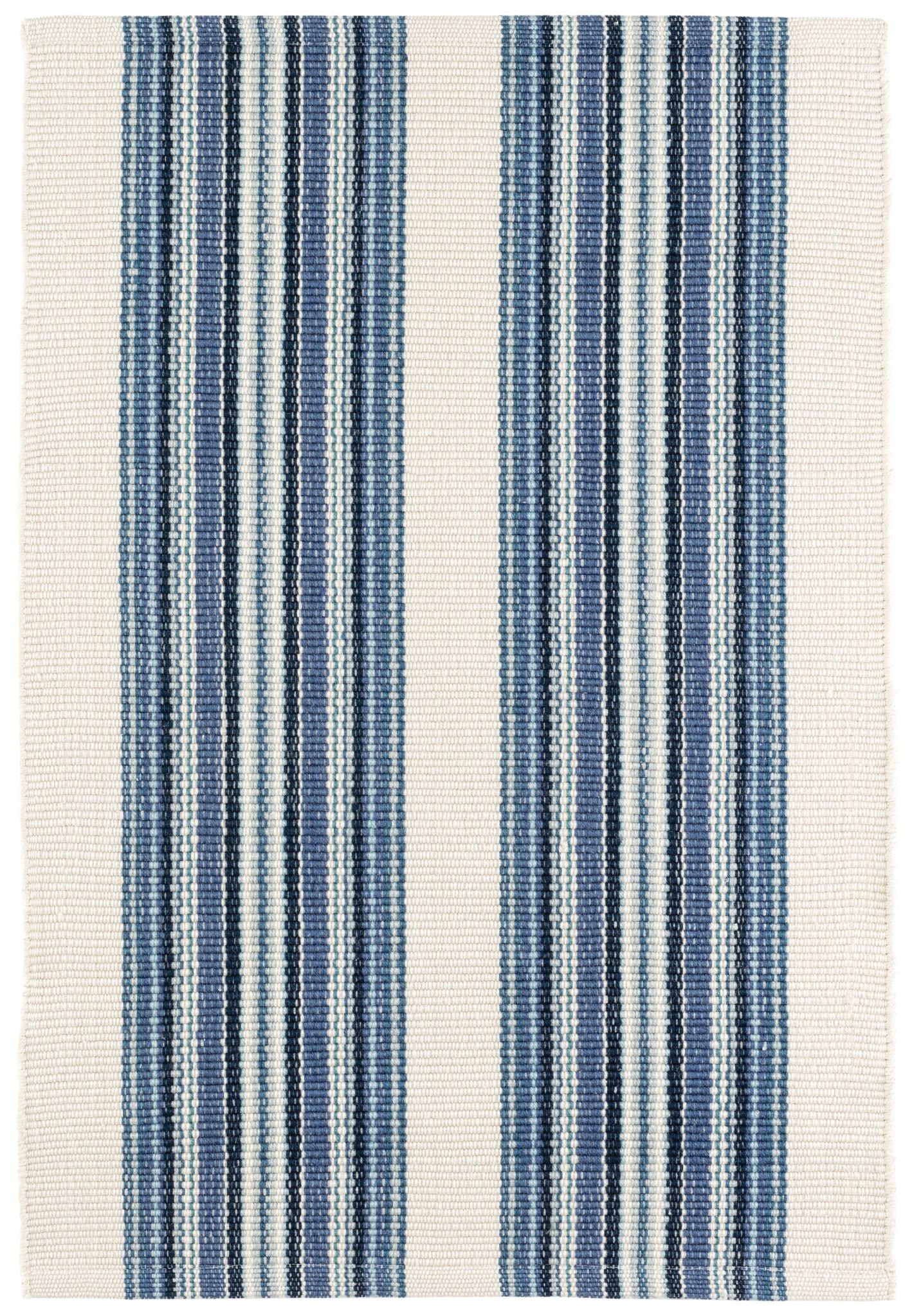 Road Runner Blue Handwoven Indoor/Outdoor Rug - DA1735 - 10x14