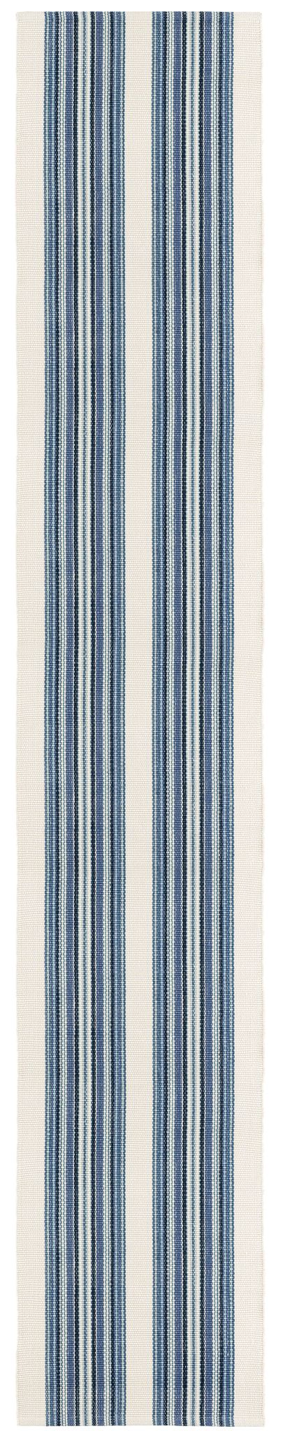 Road Runner Blue Handwoven Indoor/Outdoor Rug - DA1735 - 10x14