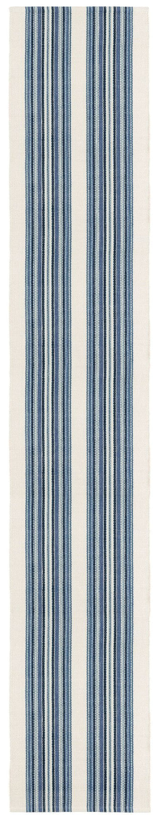 Road Runner Blue Handwoven Indoor/Outdoor Rug - DA1735 - 10x14