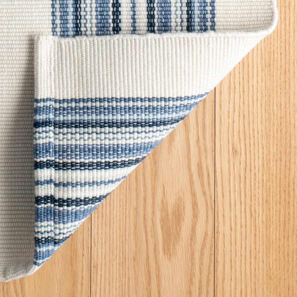 Road Runner Blue Handwoven Indoor/Outdoor Rug - DA1735 - 10x14