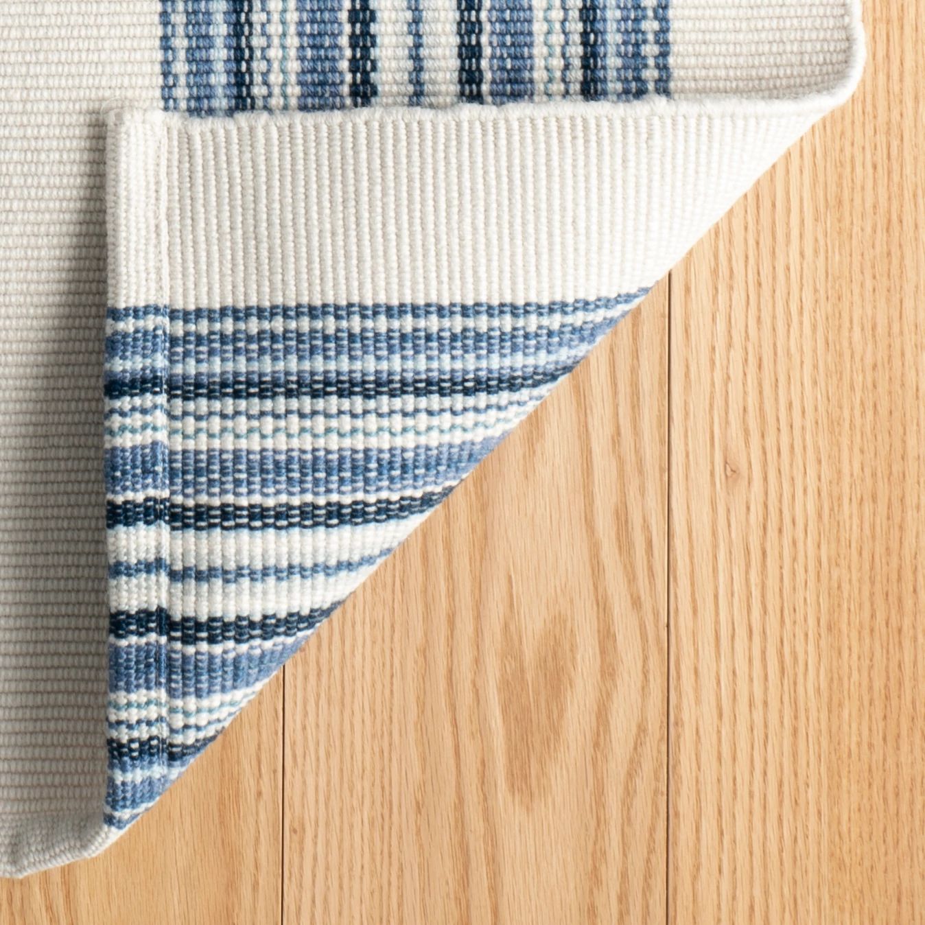 Road Runner Blue Handwoven Indoor/Outdoor Rug - DA1735 - 10x14