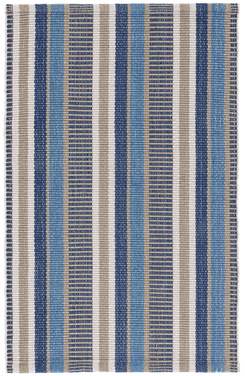 Always Greener Blue/Grey Handwoven Indoor/Outdoor Rug - DA1740 - 10x14