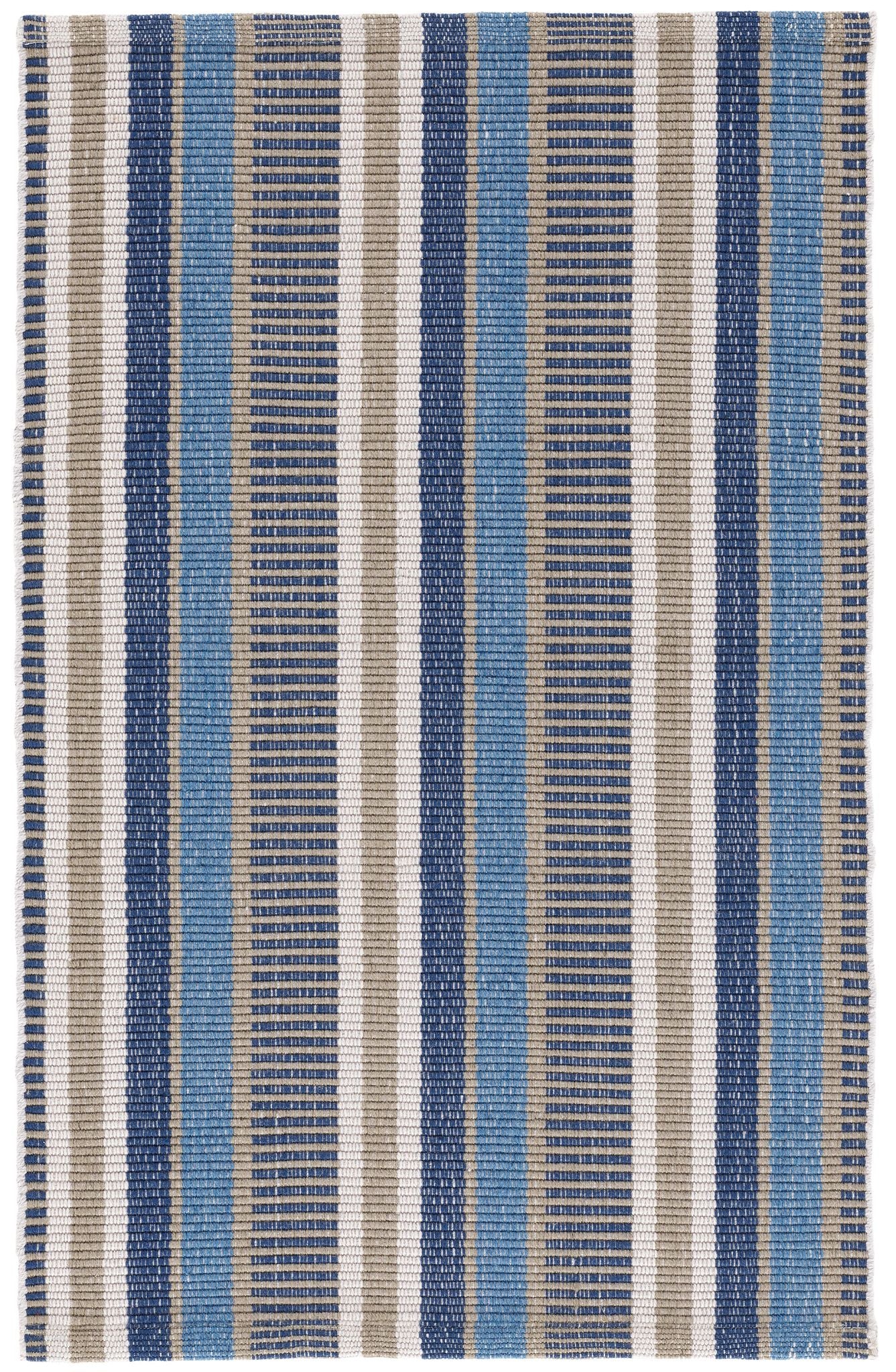 Always Greener Blue/Grey Handwoven Indoor/Outdoor Rug - DA1740 - 10x14
