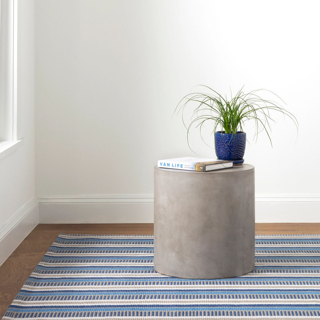 Always Greener Blue/Grey Handwoven Indoor/Outdoor Rug - DA1740 - 10x14