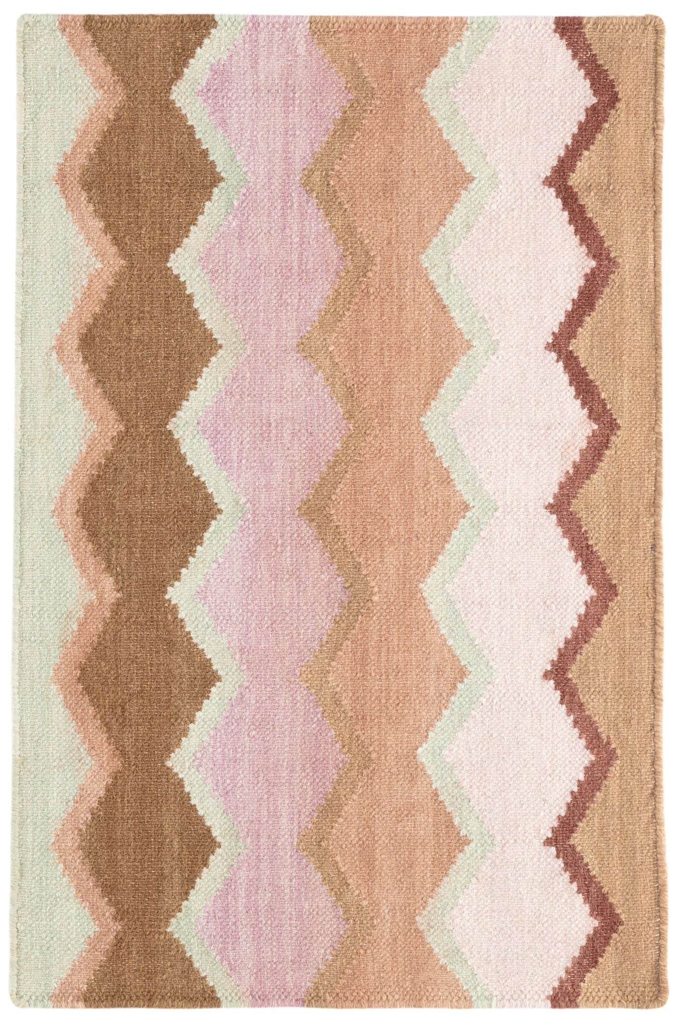 Safety Net Earth Handwoven Wool Rug - DA1779 - 10x14