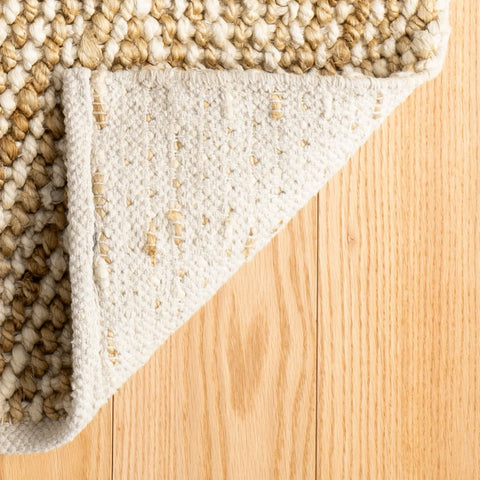 Meghan Ivory/Natural Handwoven Jute Rug - DA1780 - 10x14