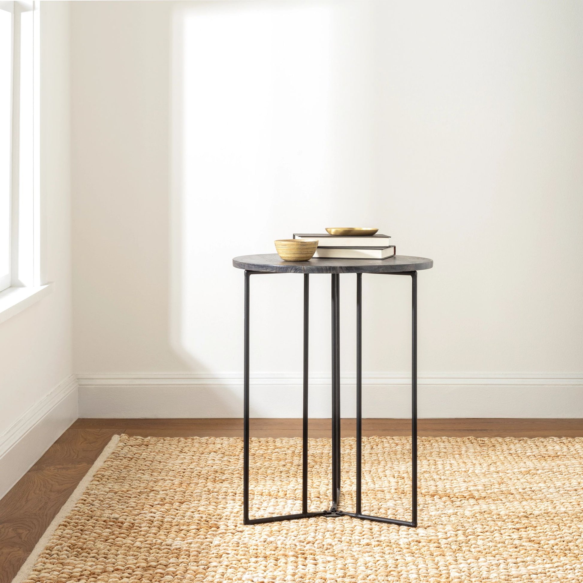 Meghan Ivory/Natural Handwoven Jute Rug - DA1780 - 10x14