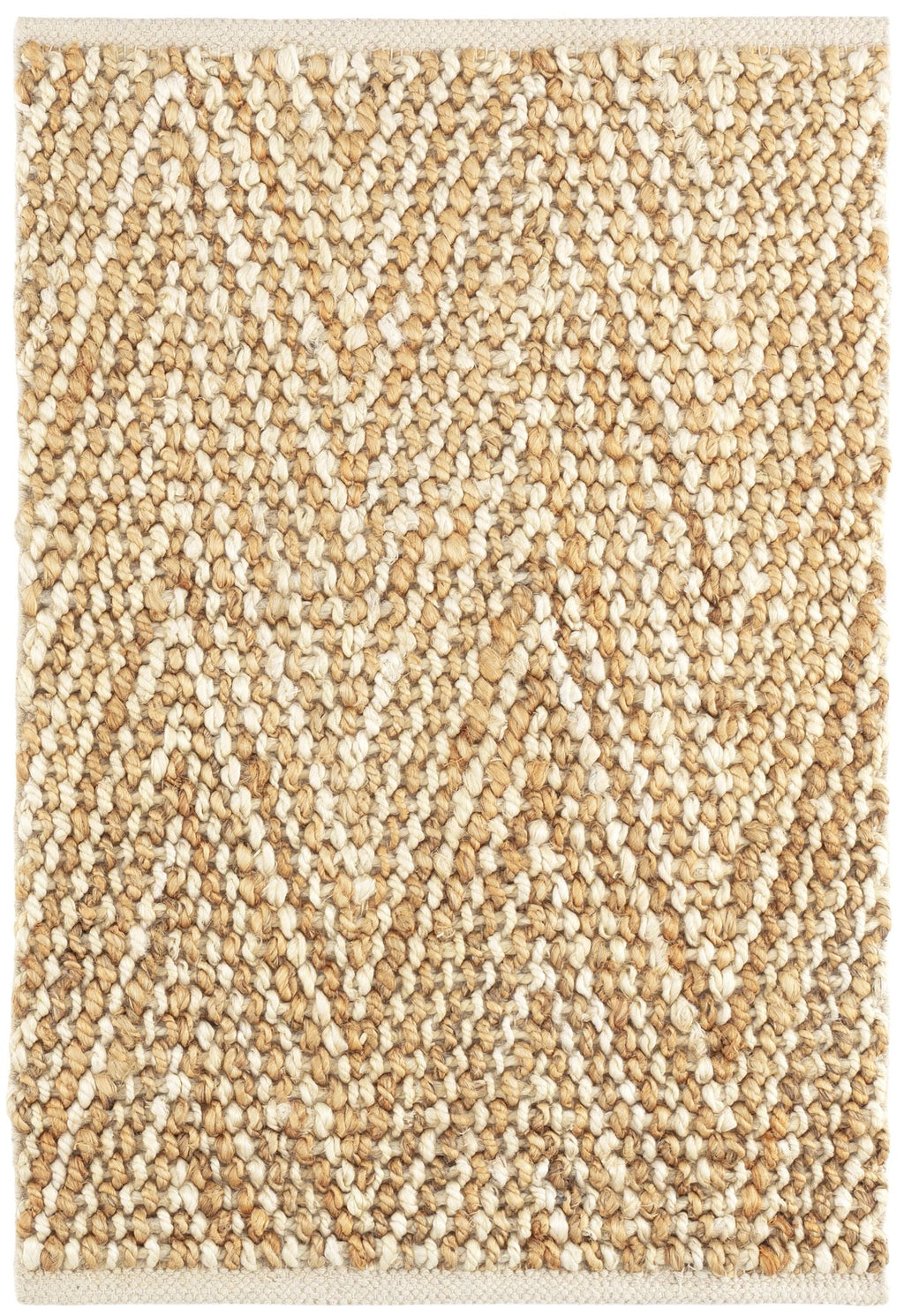 Meghan Ivory/Natural Handwoven Jute Rug - DA1780 - 10x14