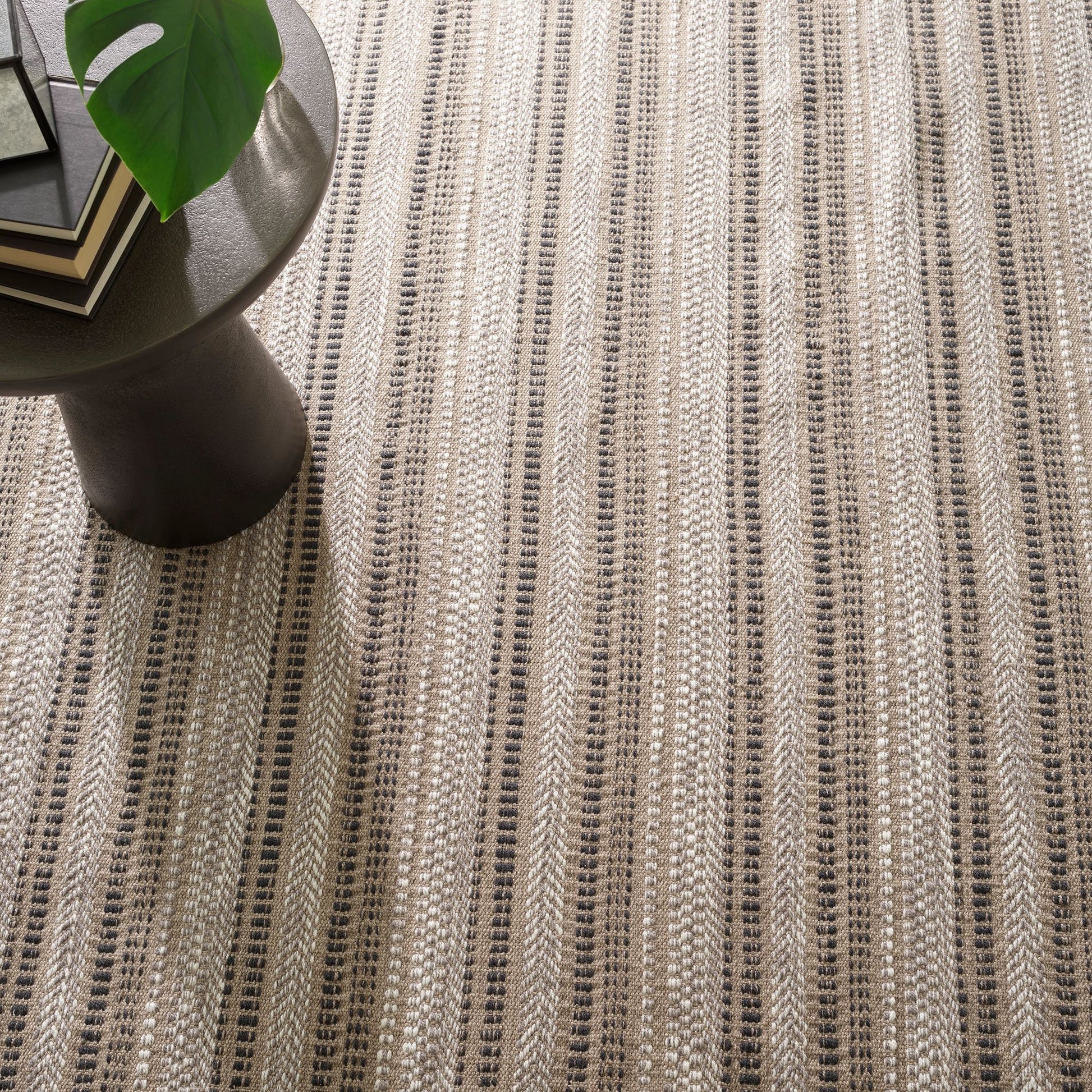 Sooner Than Later Neutral Handwoven Indoor/Outdoor Rug - DA1781 - 10x14