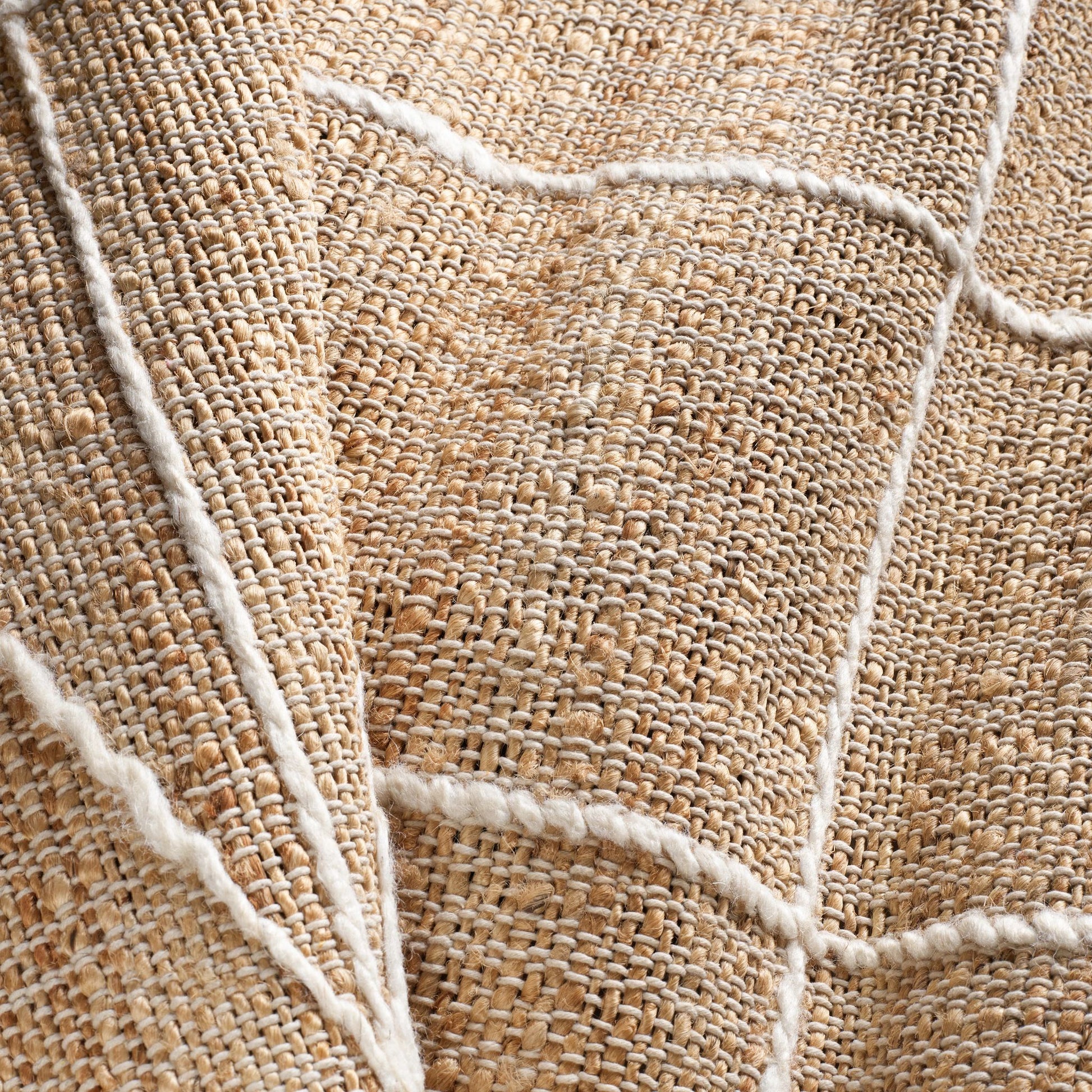 Judson Natural/Ivory Handwoven Jute Rug - DA1850 - 10x14