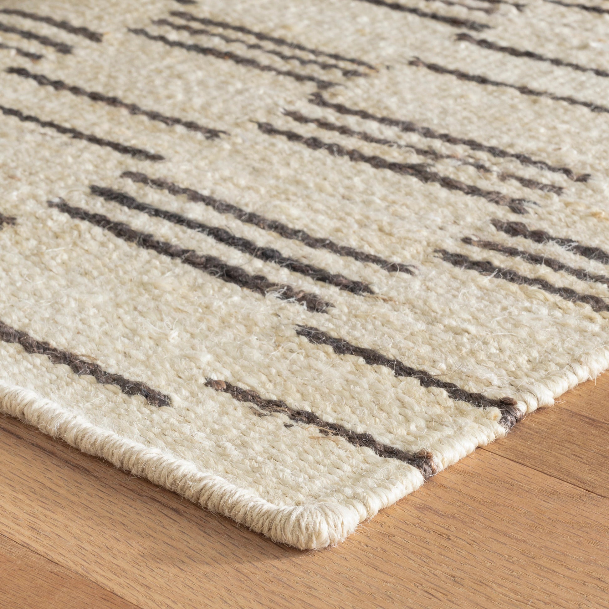 Leni Oatmeal Handwoven Jute Rug - DA1853 - 10x14