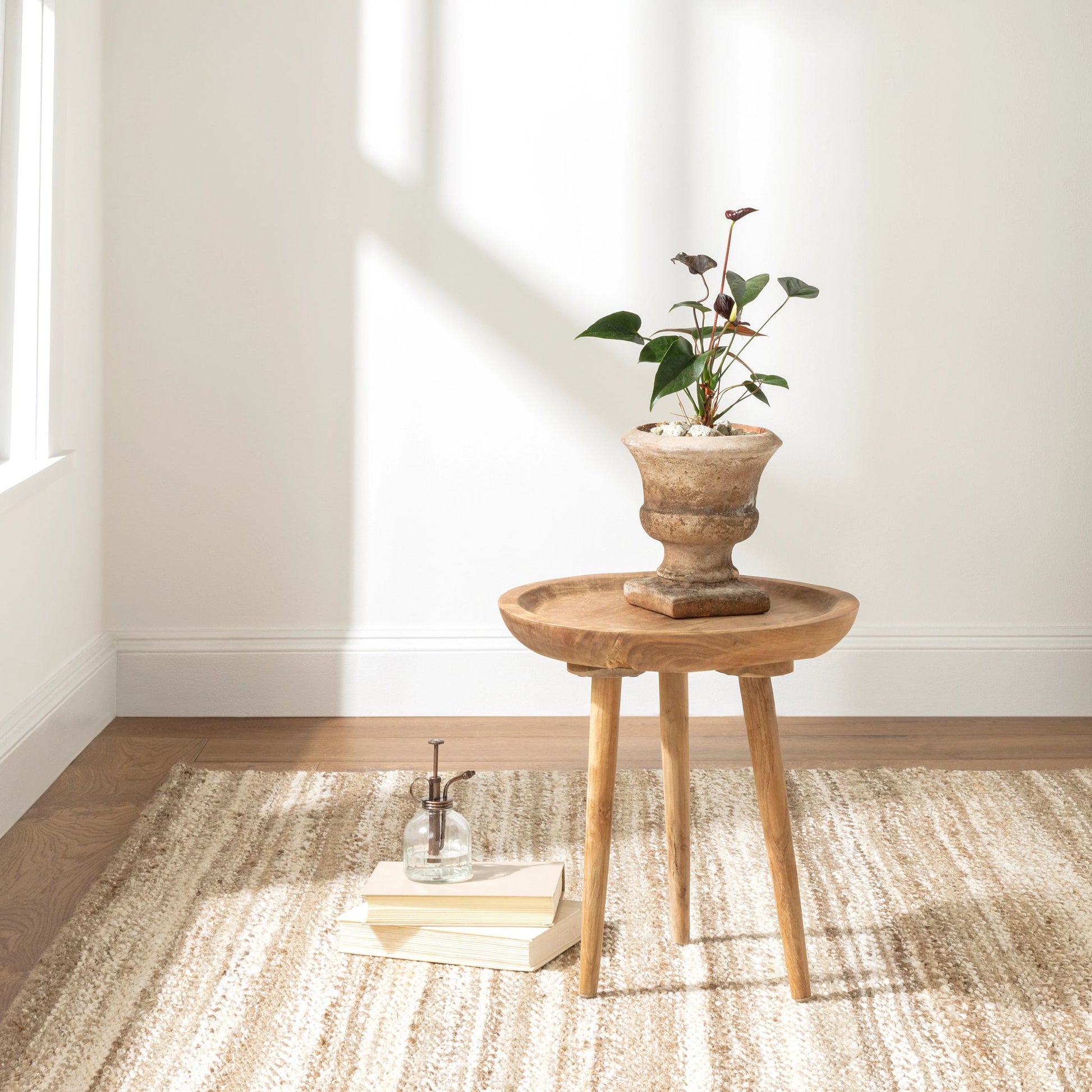 Lewis Natural Handwoven Jute Rug - DA1855 - 2x3