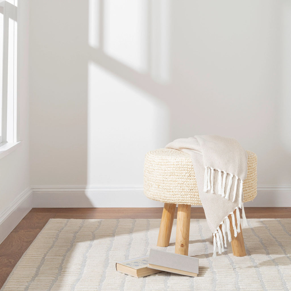 Roark Ivory Hand Tufted Wool Rug - DA1860 - 10x14