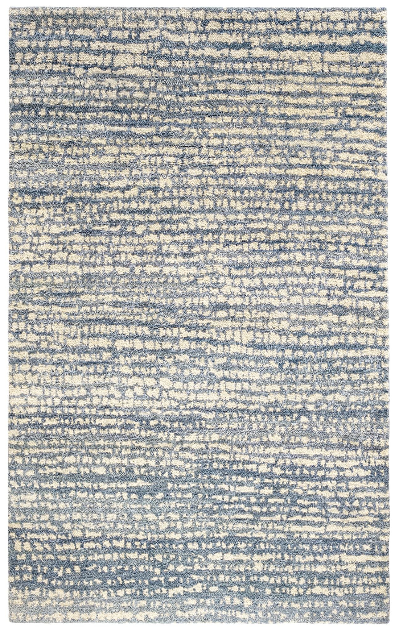Shepherd Pewter Blue Hand Knotted Wool Rug - DA1866 - 10x14
