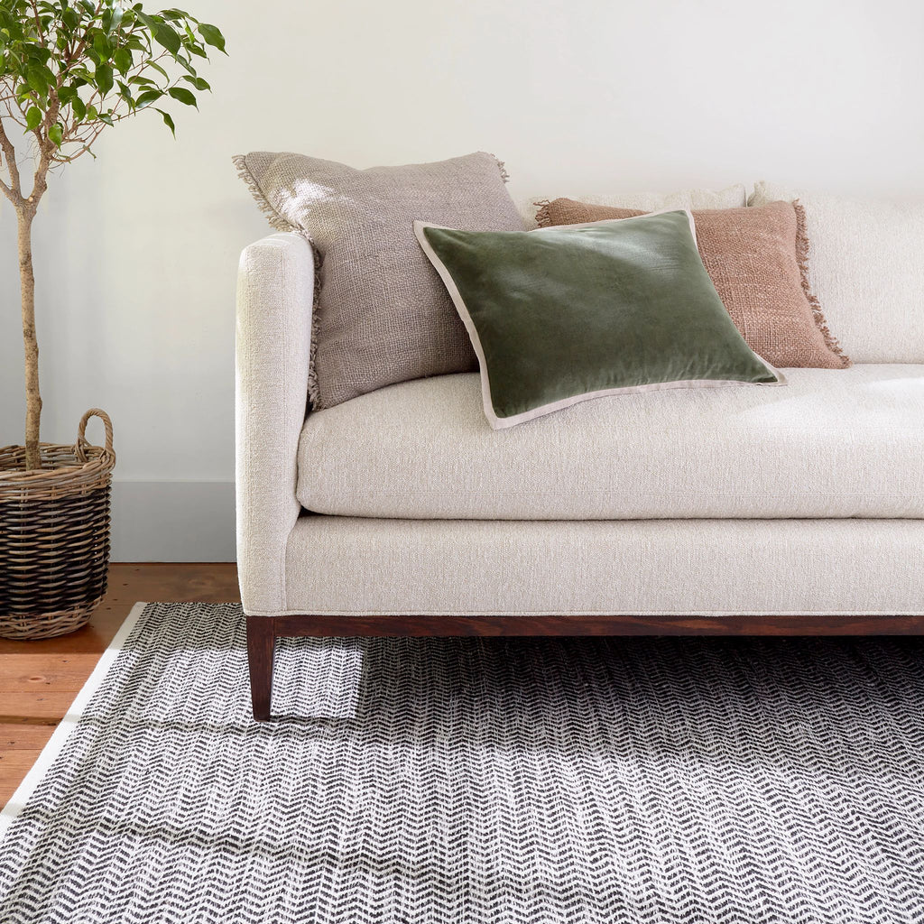 Coastal Black Handwoven Indoor/Outdoor Rug - DA1906 - 10x14