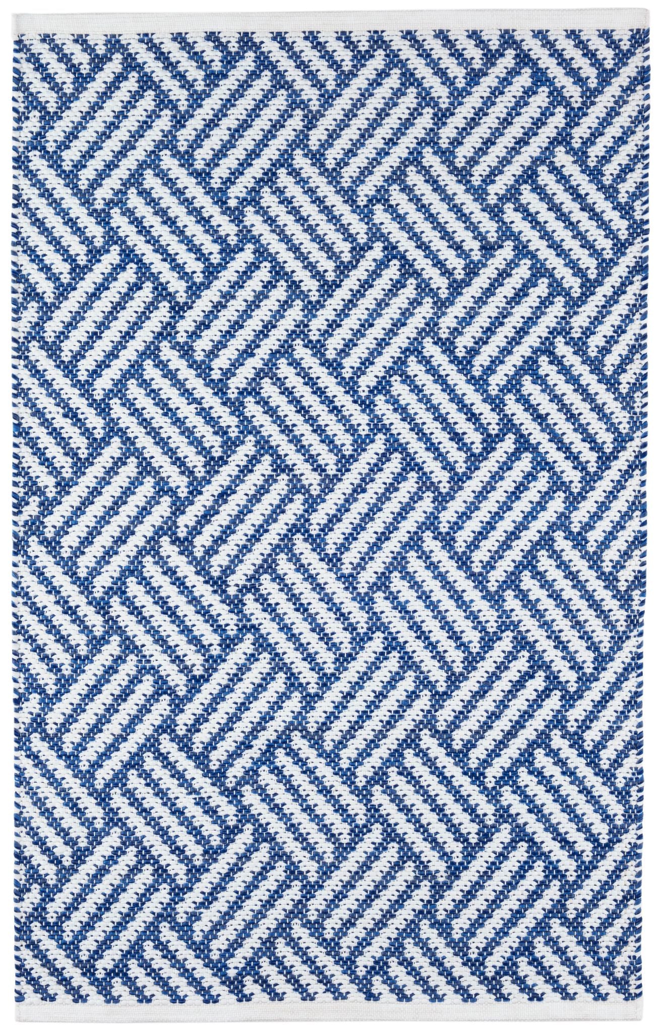 Crisscross Denim Handwoven Indoor/Outdoor Rug - DA1908 - 10x14