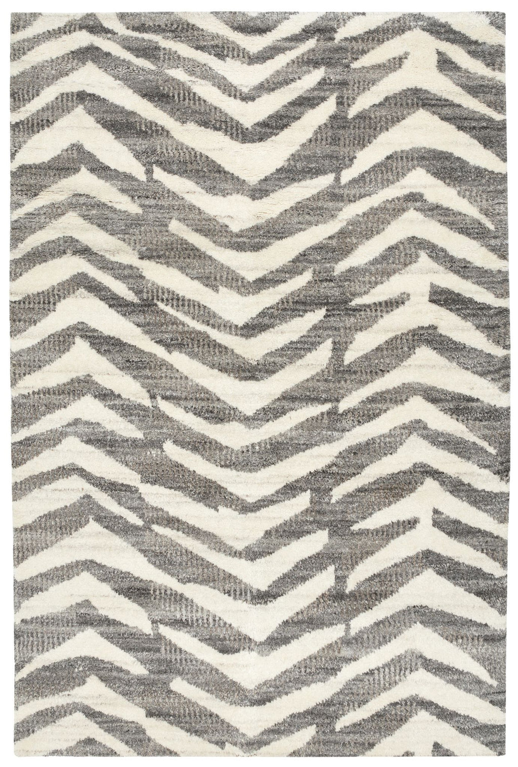 Farah Grey Hand Knotted Wool Rug - DA1913 - 10x14