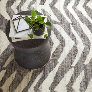 Farah Grey Hand Knotted Wool Rug - DA1913 - 10x14