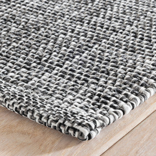 Fusion Black Handwoven Indoor/Outdoor Rug - DA1917 - 10x14