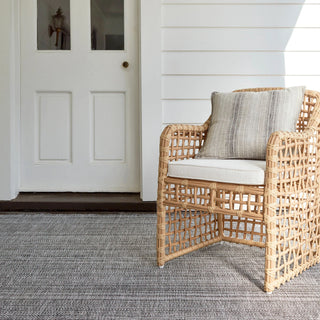 Fusion Black Handwoven Indoor/Outdoor Rug - DA1917 - 10x14
