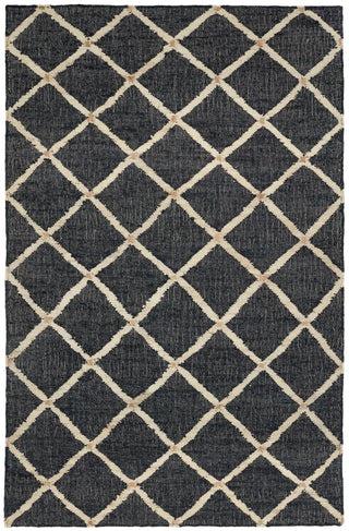 Kali Black Handwoven Jute Rug - DA1922 - 10x14
