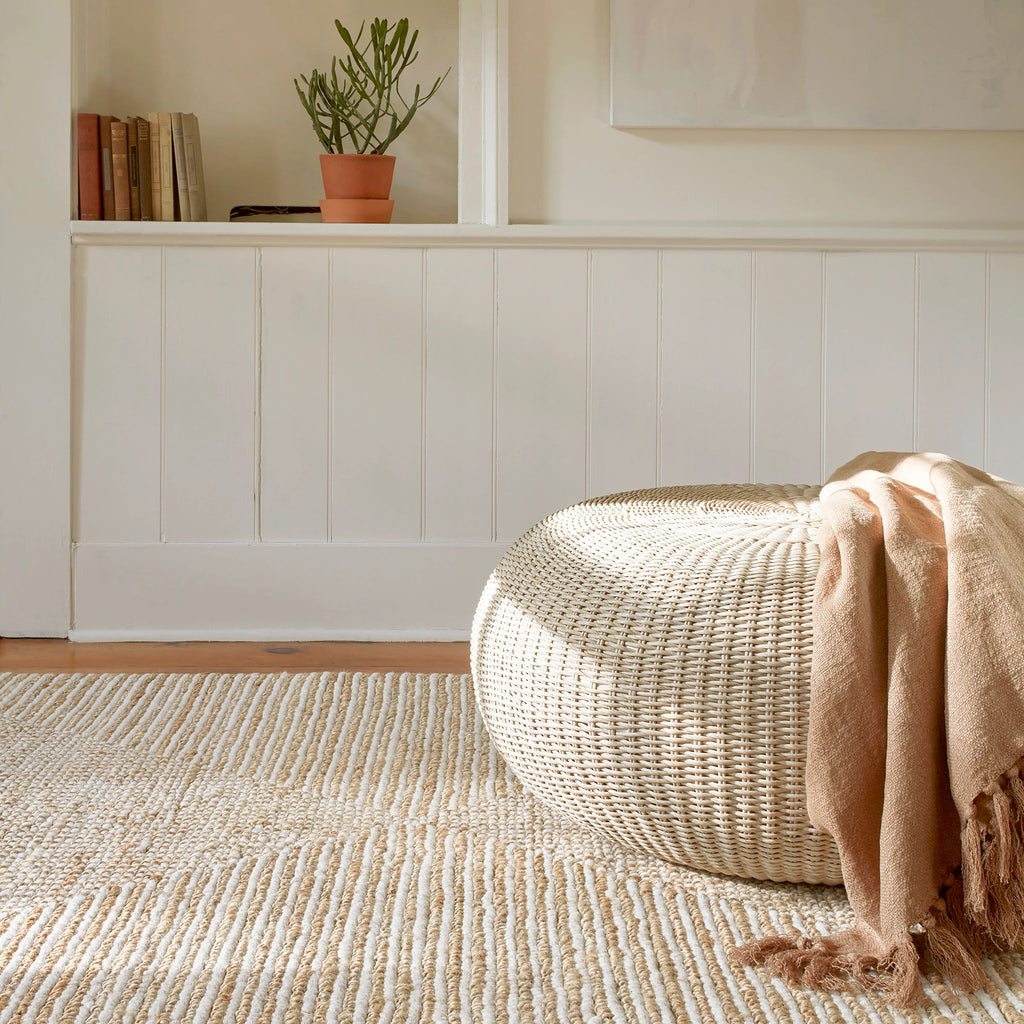 Kelan Ivory Handwoven Jute Rug - DA1924 - 10x14