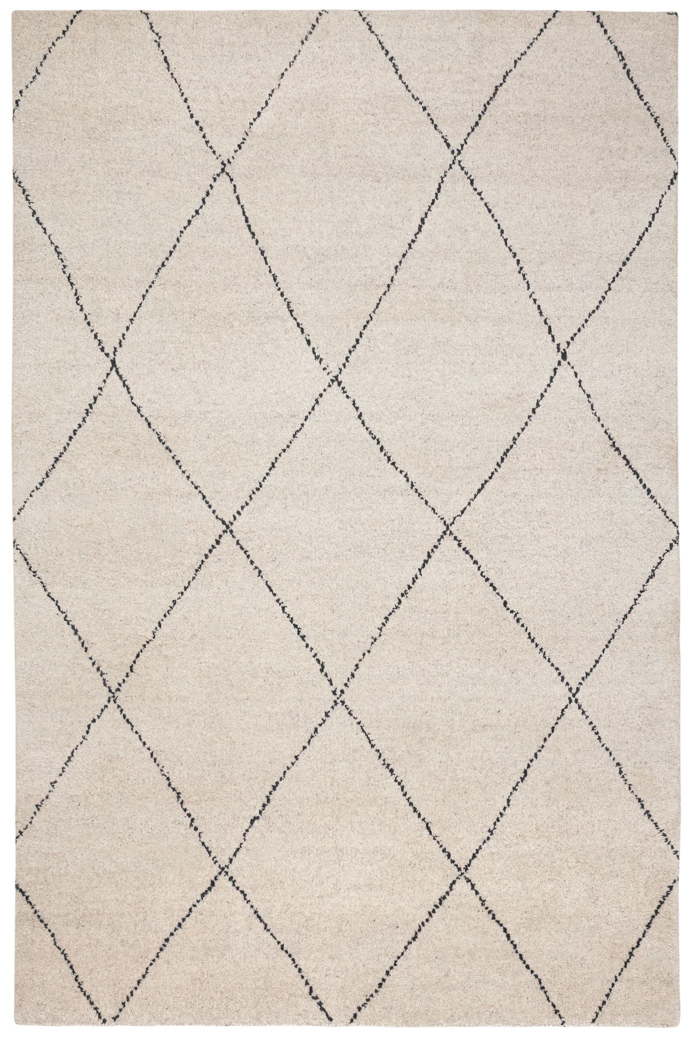 Numa Black Hand Knotted Wool Rug - DA1928 - 10x14
