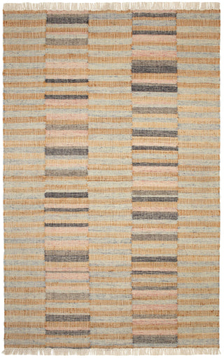Ravel Stripe Blue Handwoven Wool Rug - DA1931 - 10x14