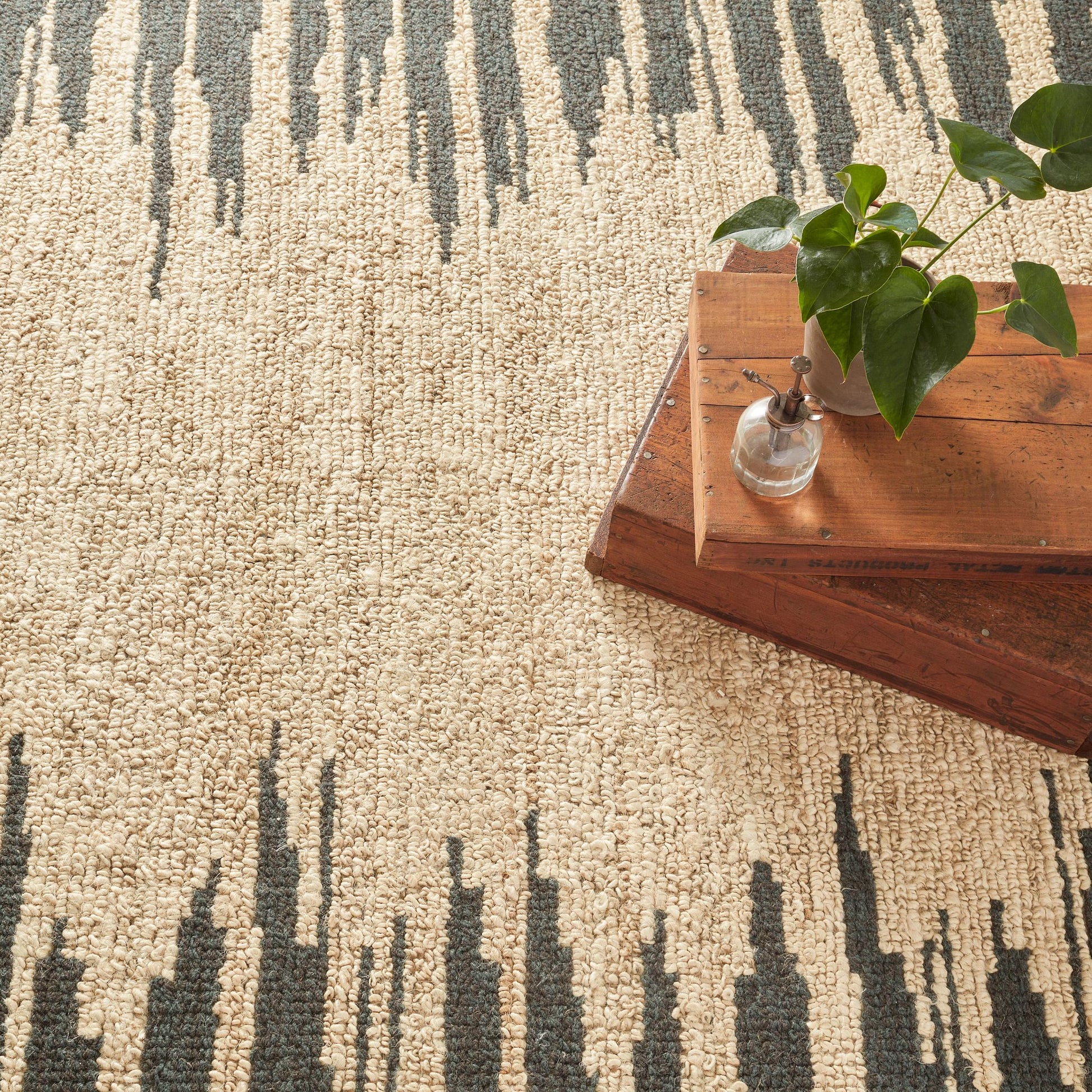 Moss Metal Handwoven Jute Rug - DA1942 - 10x14