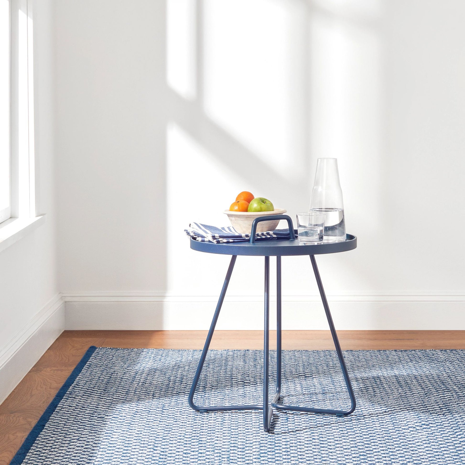 Mainsail Navy Handwoven Indoor/Outdoor Rug - DA1954 - 9x12