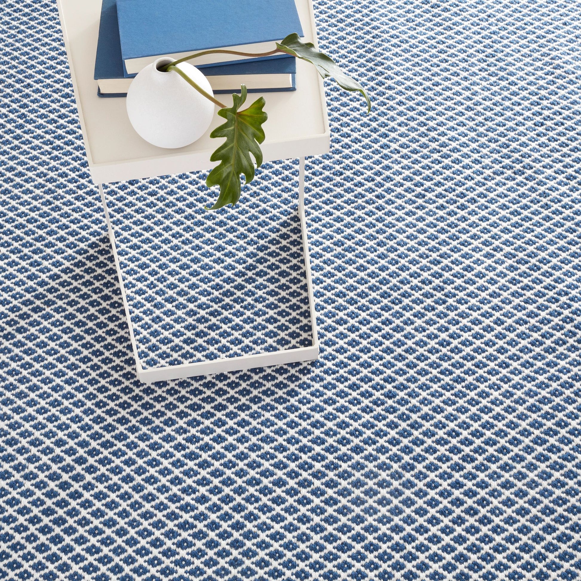 Mainsail Navy Handwoven Indoor/Outdoor Rug - DA1954 - 9x12