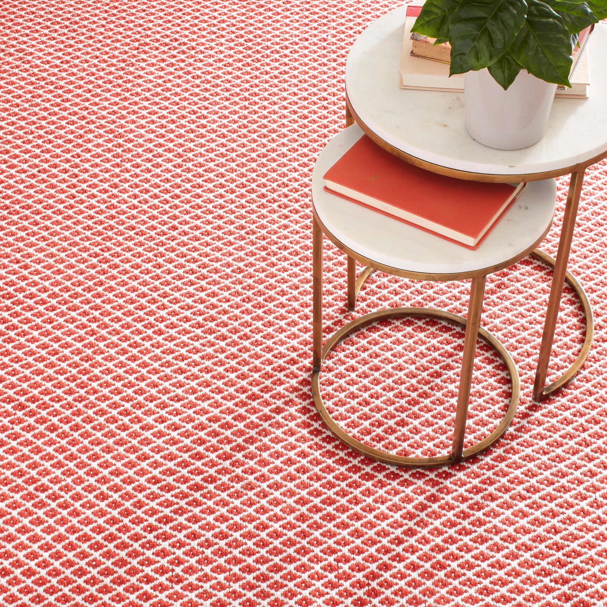 Mainsail Red Handwoven Indoor/Outdoor Rug - DA1955 - 9x12